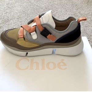 Chloe sonnie sneakers, 100% authentic, comes with original dust bag and box